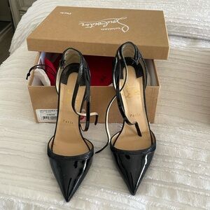Christian Louboutin Glossy Black Heels